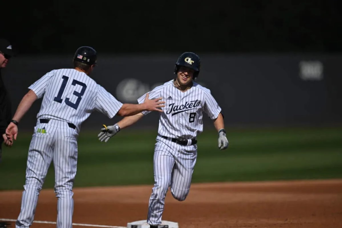 Drew Burress Hits Four Home Runs As Georgia Tech Dominates Georgia