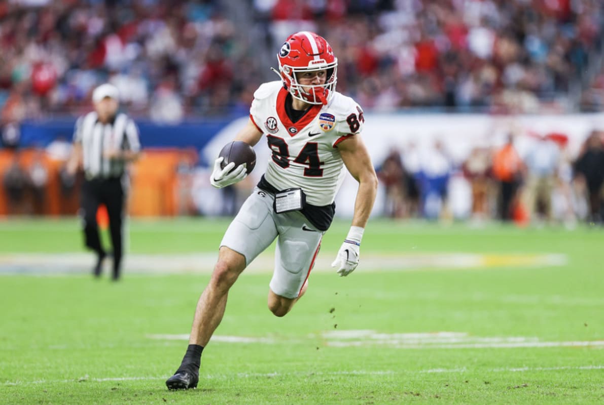 Georgia Bulldogs Wide Receiver Ladd McConkey's Journey To NFL Draft ...