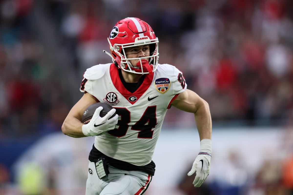 40-Yard Dash Results: Ladd McConkey Georgia Bulldogs Wide Receiver ...