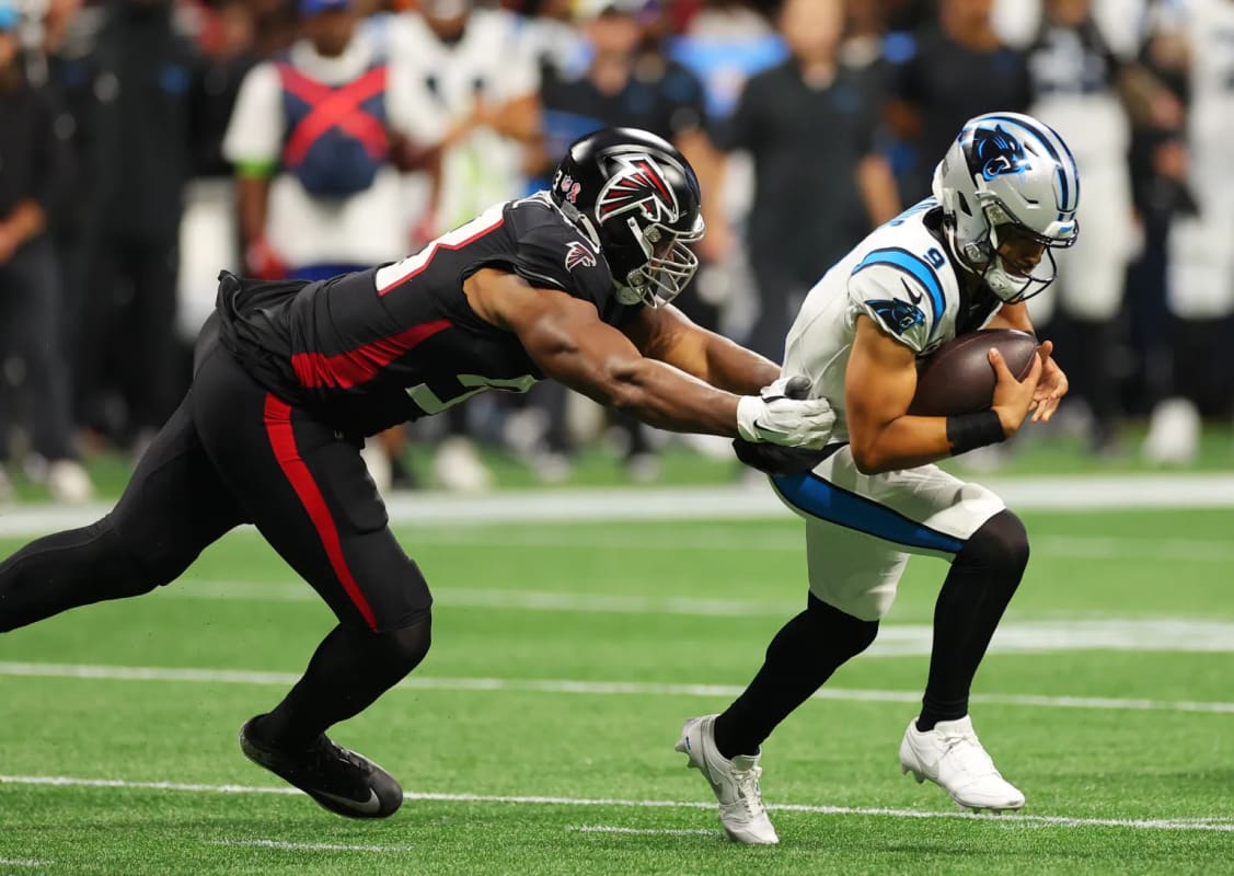 AP source: Falcons reach 1-year deal with DE Calais Campbell - The San  Diego Union-Tribune