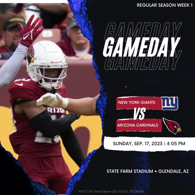 Arizona Cardinals vs New York Giants Week 2: Everything you need