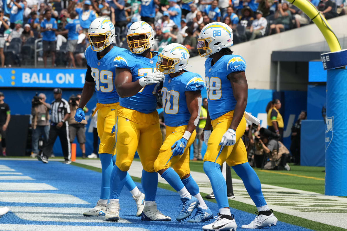 Los Angeles Chargers drop refreshed bolt uniforms