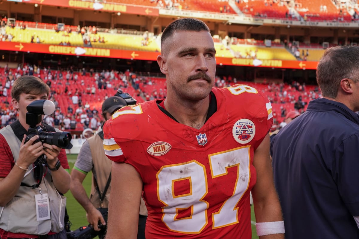 2023 Travis Kelce jersey: Taylor Swift rumors heat up the demand for home  and away Chiefs gear 