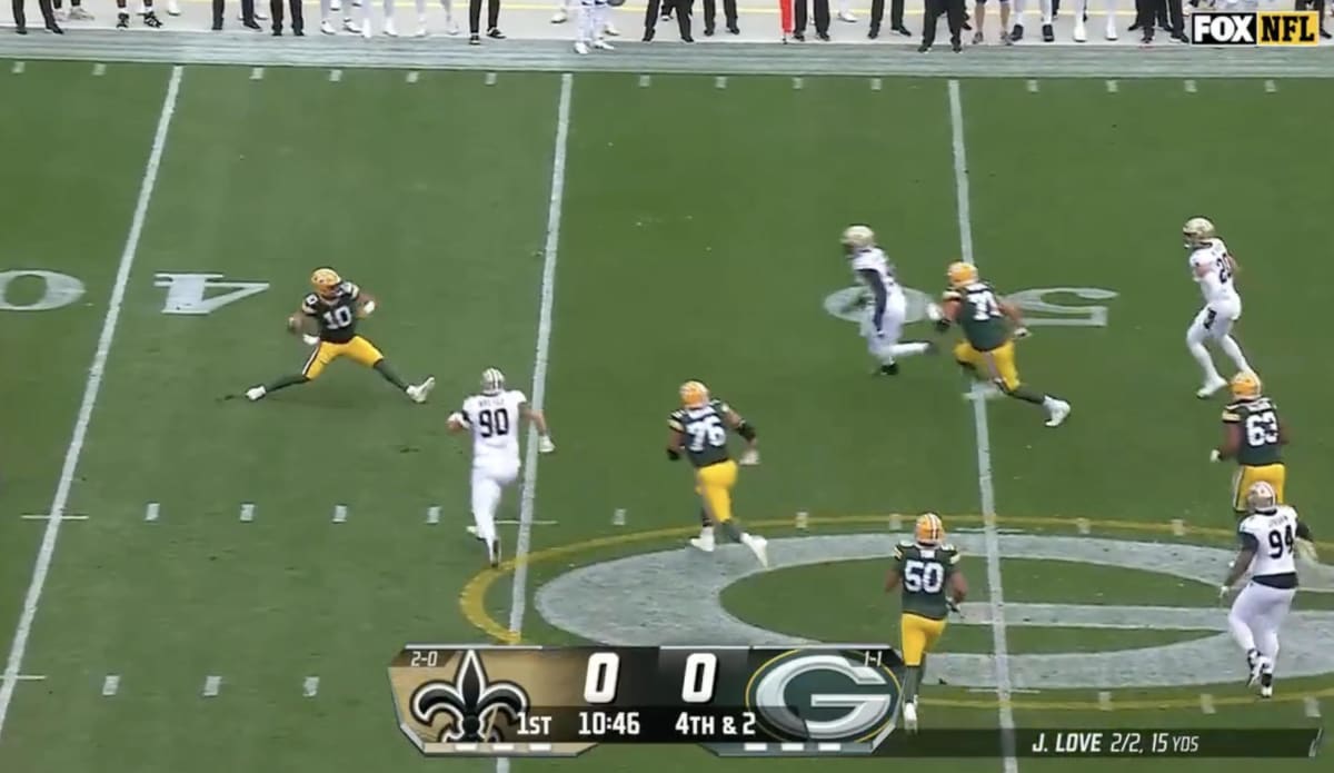 Packers Trick Play on Fourth Down Went Horribly Wrong for Jordan Love