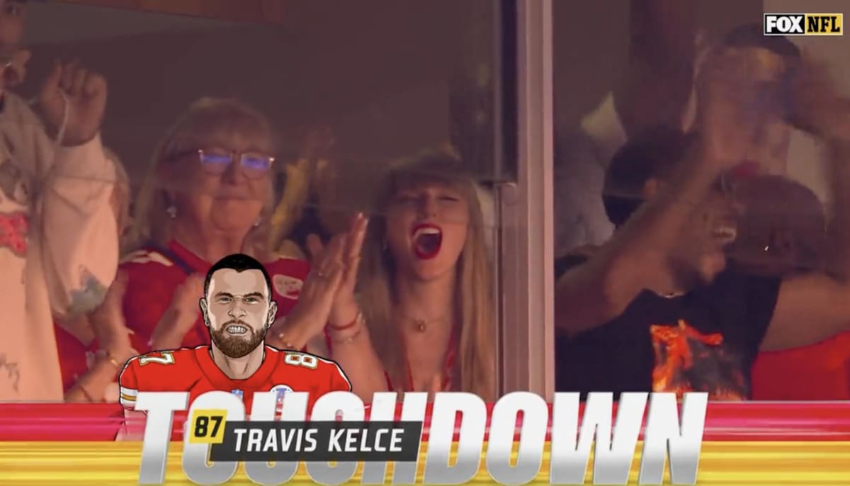 Taylor Swift's rumored romance with Travis Kelce bumps gear sales