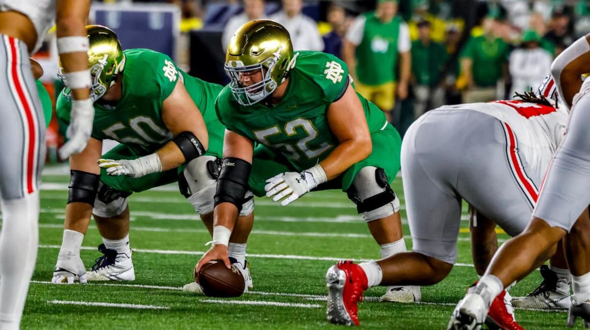 Notre Dame Lineman Zeke Correll Enters The Transfer Portal - BVM Sports