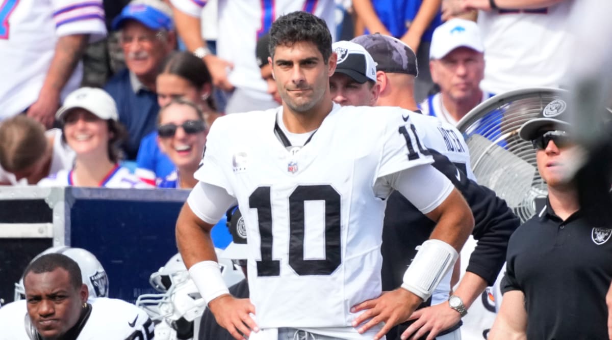 Raiders Make Jimmy Garoppolo Injury Decision Ahead of Sunday Game at  Chargers