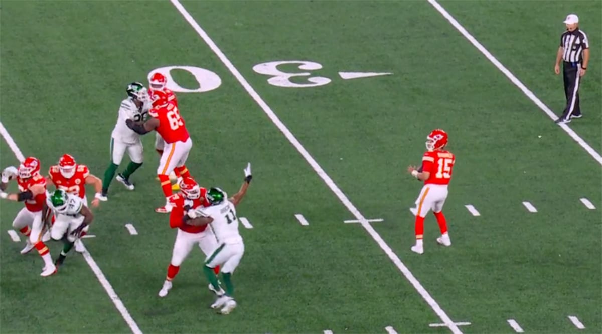 Jets not happy with questionable penalty call that turned the game late in  23-20 loss to Chiefs – KGET 17