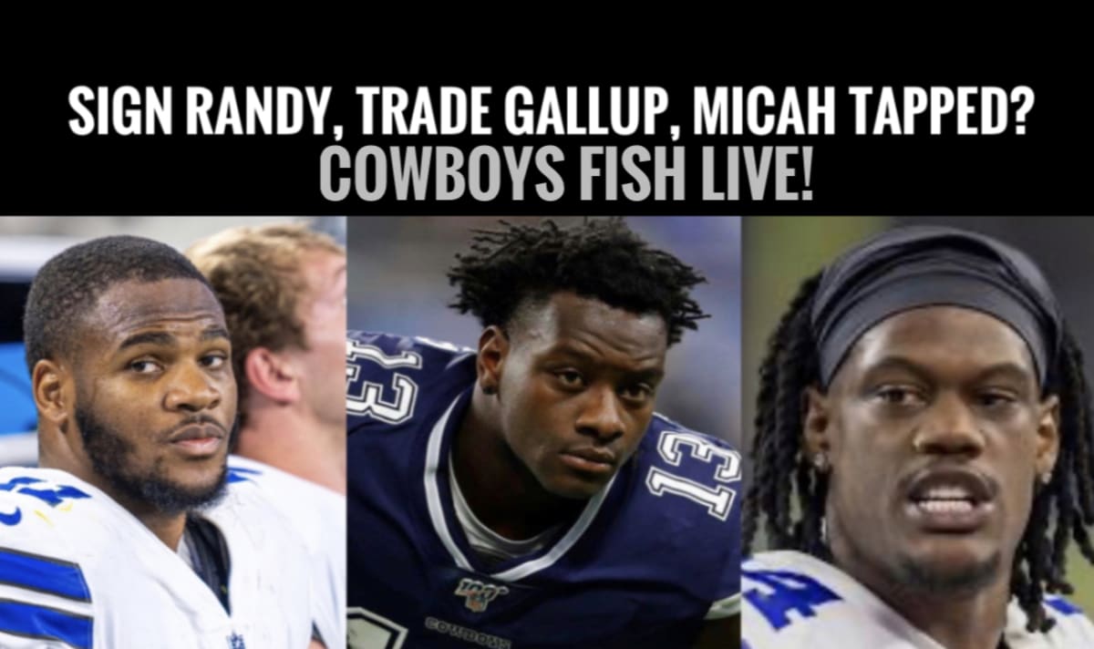 DallasCowboys 30 Visits, Cap, New NFL Sponsor? Fish Report LIVE