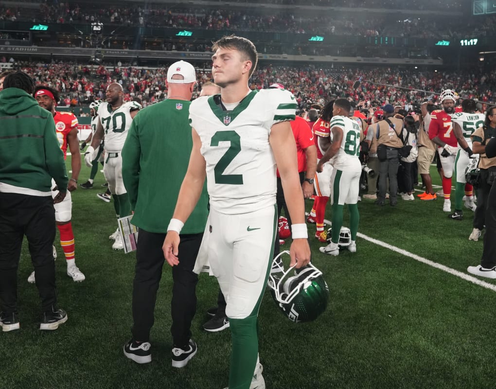 Report: Jets bench quarterback Zach Wilson after loss to the