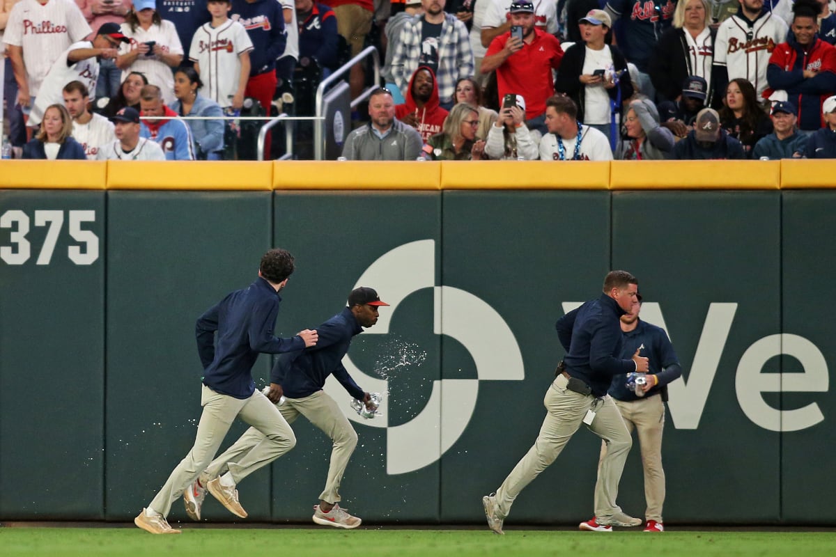 Off and on rain showers possible during the Braves game, heavy