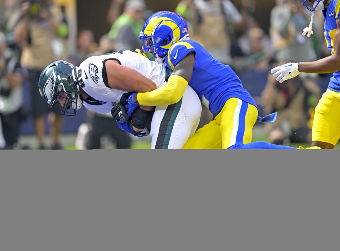 Dallas Goedert End Zone Touchdown Philadelphia Eagles