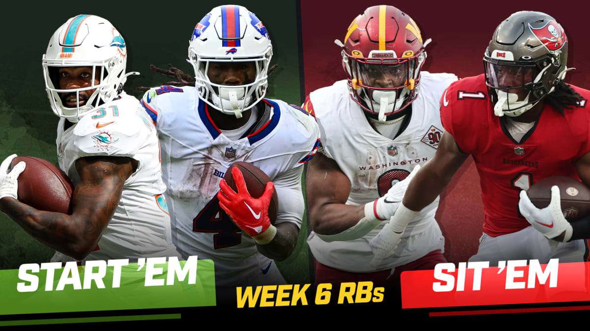 2023 Fantasy Football Week 2 Start 'Em Sit 'Em: Running Backs