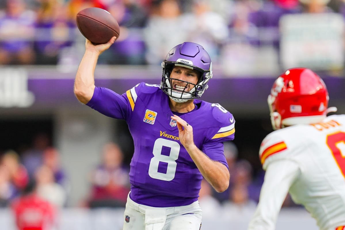 Kirk Cousins Signed Custom Purple Football Jersey