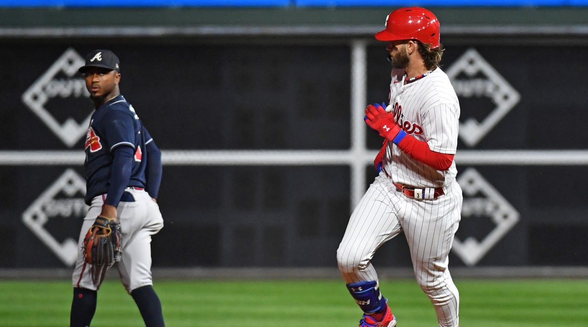 The Phillies Posted the Most Savage Photo of Bryce Harper Staring Down  Orlando Arcia After Home Run - Sports Illustrated