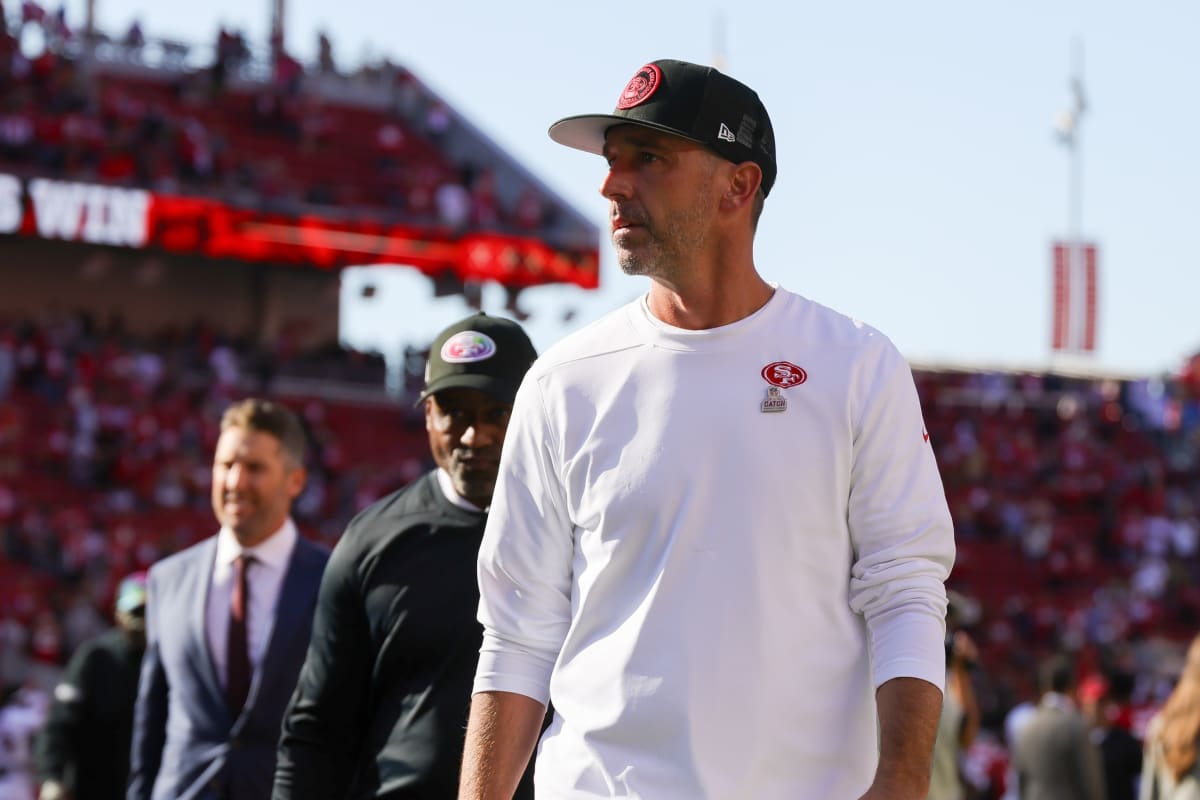 49ers Coach Kyle Shanahan Not Happy With NFL's Hat Rules - Sports  Illustrated