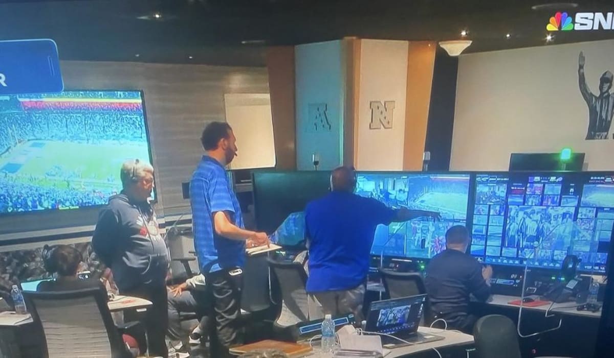 Fans Had So Many Jokes After Seeing What the NFL Officiating Command Center Looks Like