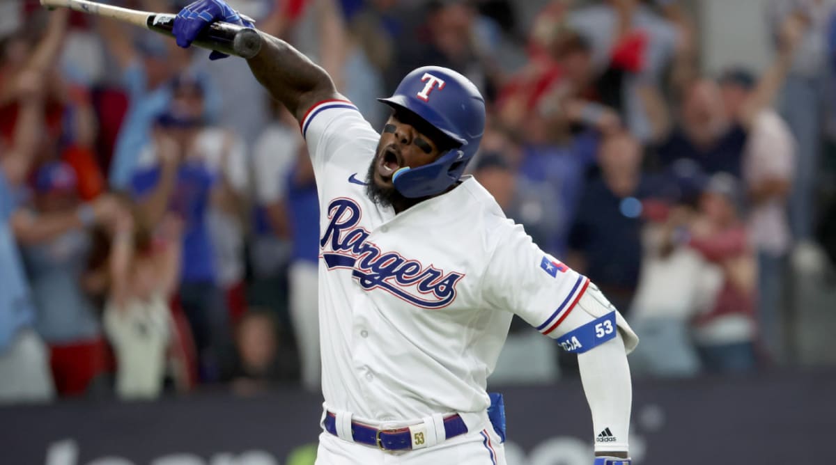Adolis García Goes Viral For Spiking Bat, Putting Texas Rangers on