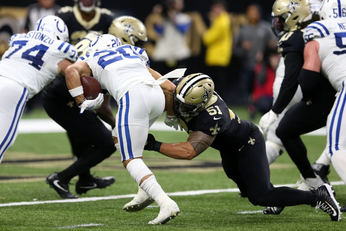 Saints Run Defense Looks to Shut Down Physical Colts Running Game