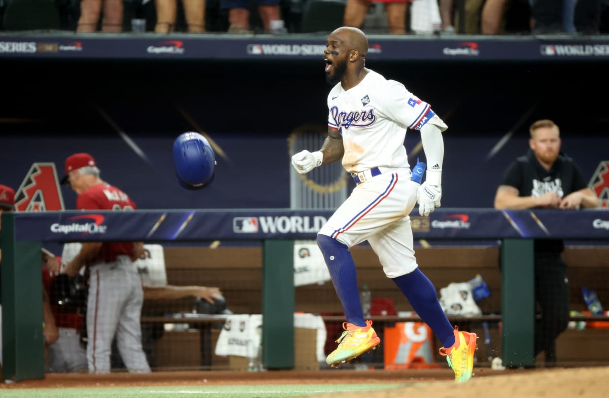 Adolis García’s Walk-Off Homer in Game 1 of the World Series Sent the MLB World Into Hysterics