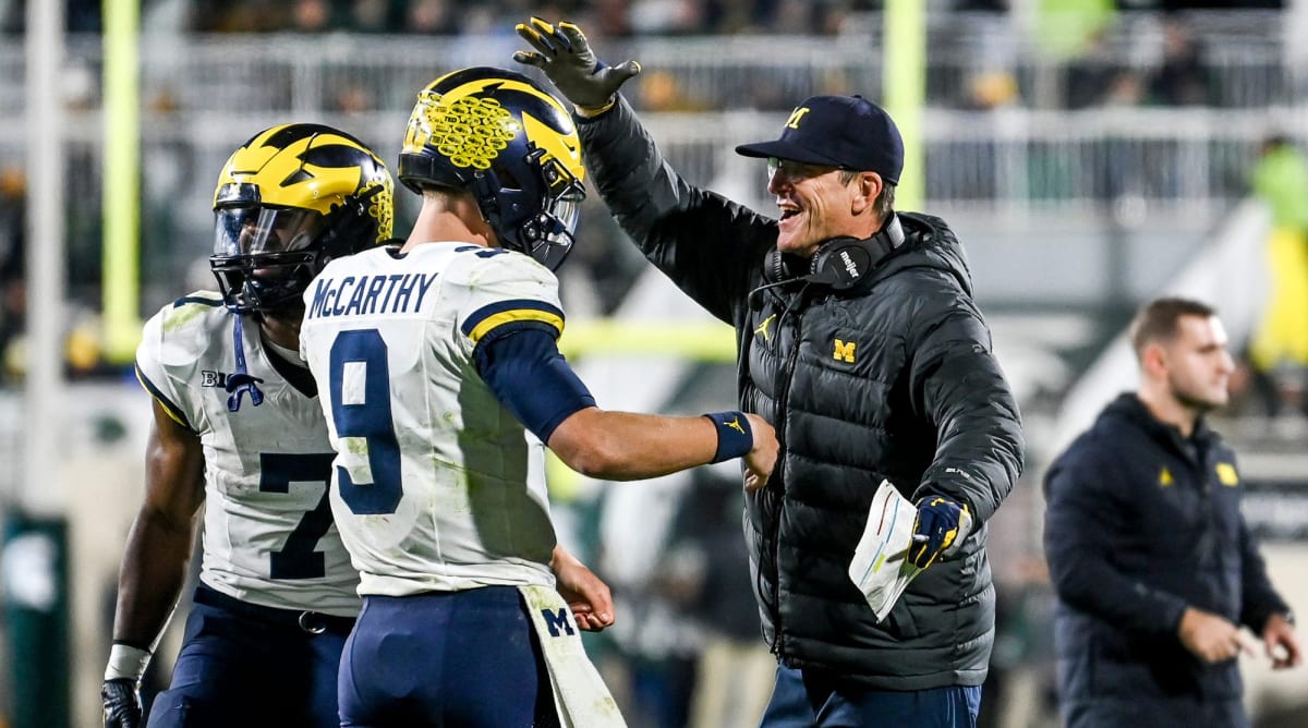 Michigan’s Jim Harbaugh Could Be Suspended for Much of 2024, College Football Insider Predicts