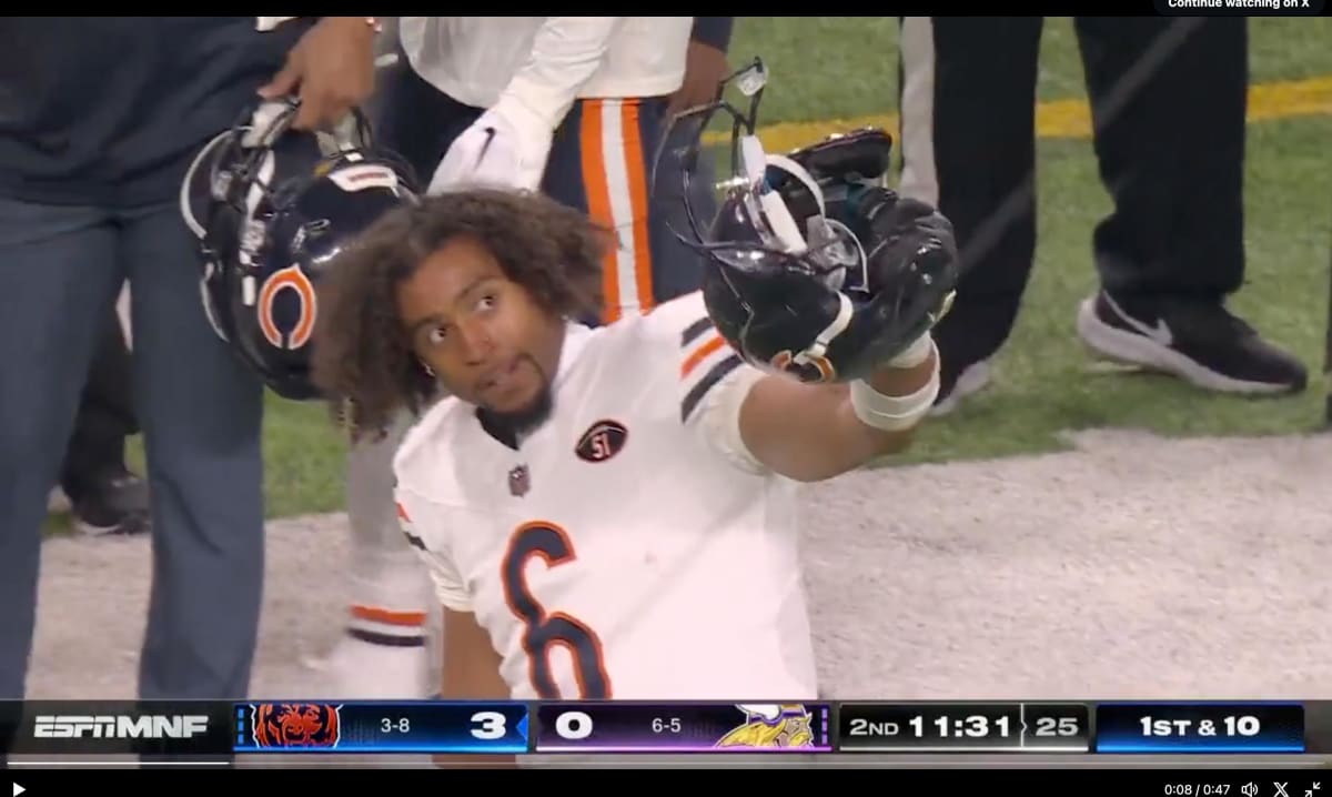 NFL Ref Called the Dumbest Penalty of the 2023 Season in Bears-Vikings