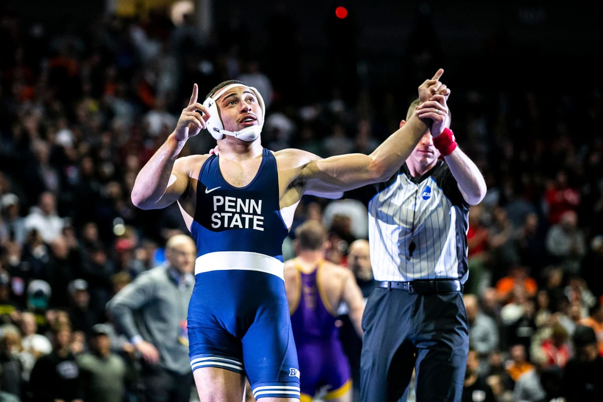 Penn State Wrestling Aaron Brooks Leads Seven Nittany Lions to Big Ten