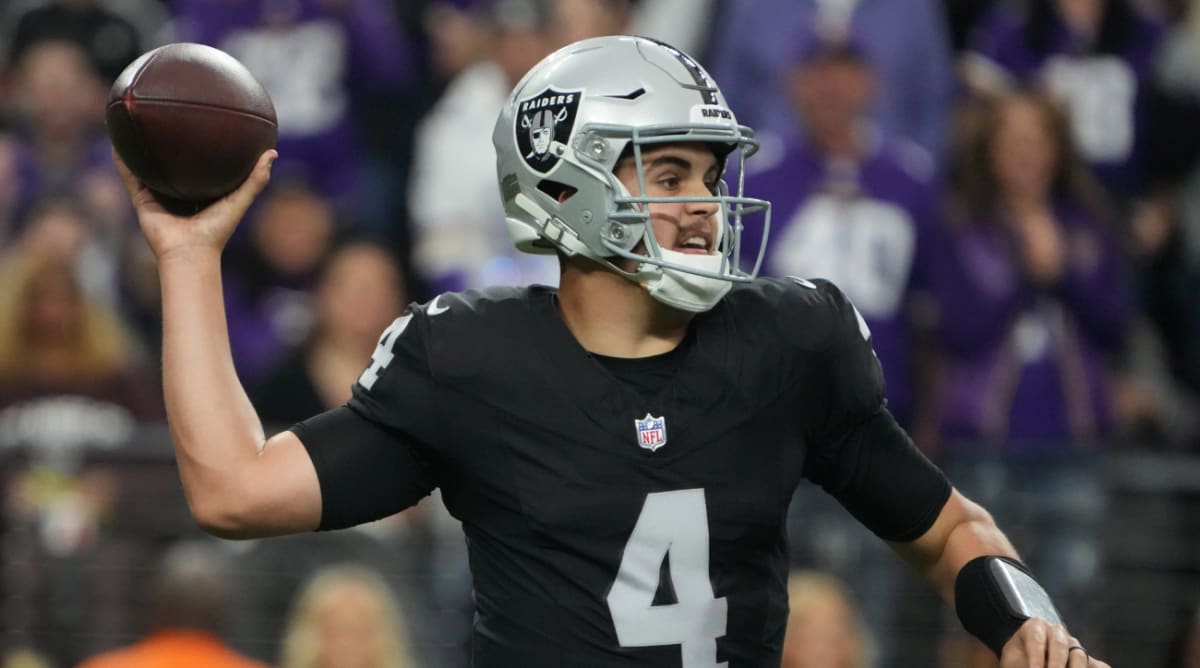 Raiders Sticking With Aidan O’Connell As Starting QB Vs. Chargers, Per ...