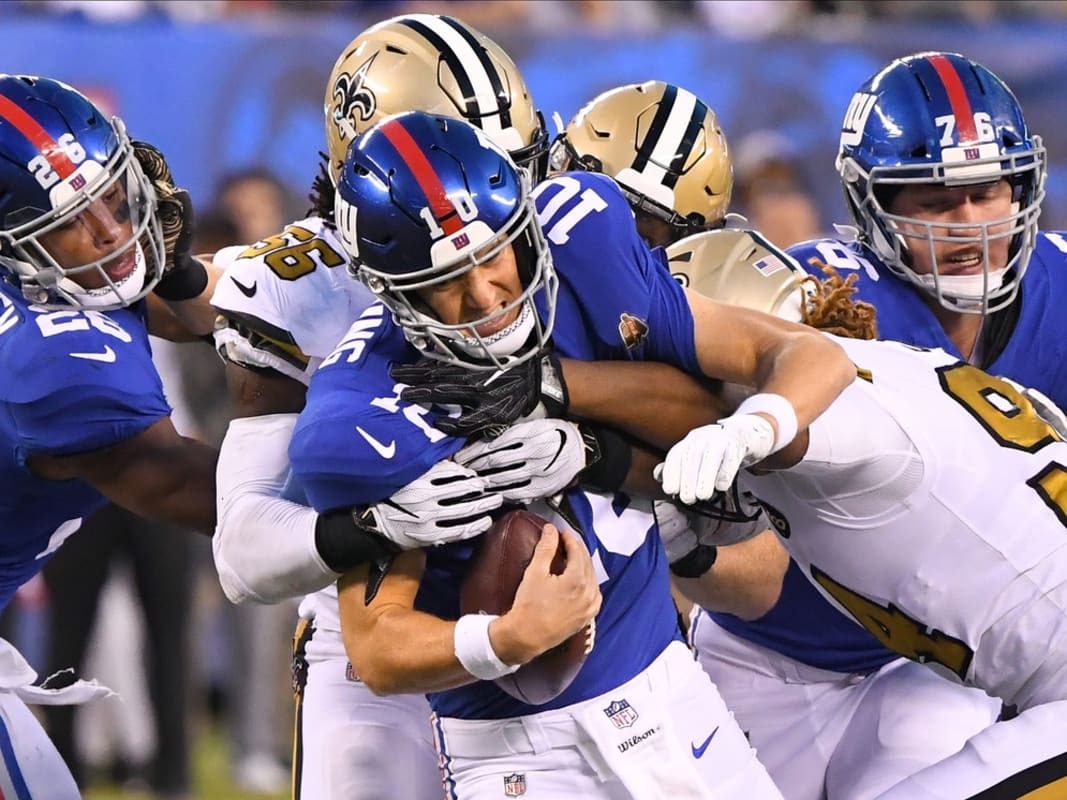 Saints Pass Defense Hopes To Overwhelm Giants Offense