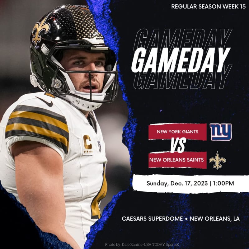 New York Giants vs. New Orleans Saints Key Matchup at the Caesars