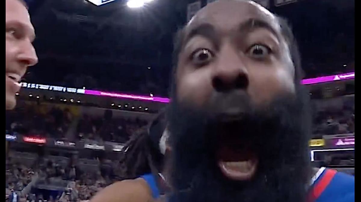 James Harden Unleashes Epic Reaction During Red Hot Performance In Clippers Pacers Game