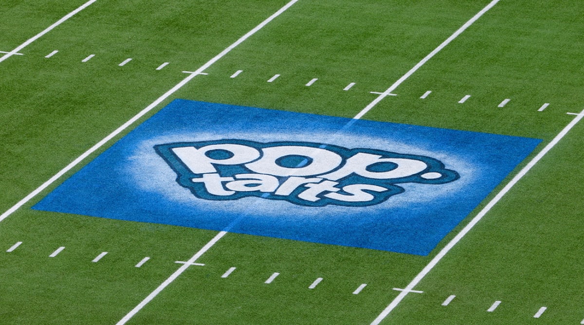 PopTarts Bowl Unveiled New Mascot Using Giant Toaster at Midfield