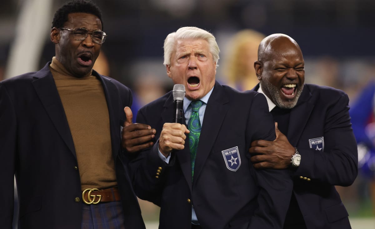 Jimmy Johnson Delivers Absolutely Electric Speech at Cowboys Ring of Honor  Induction