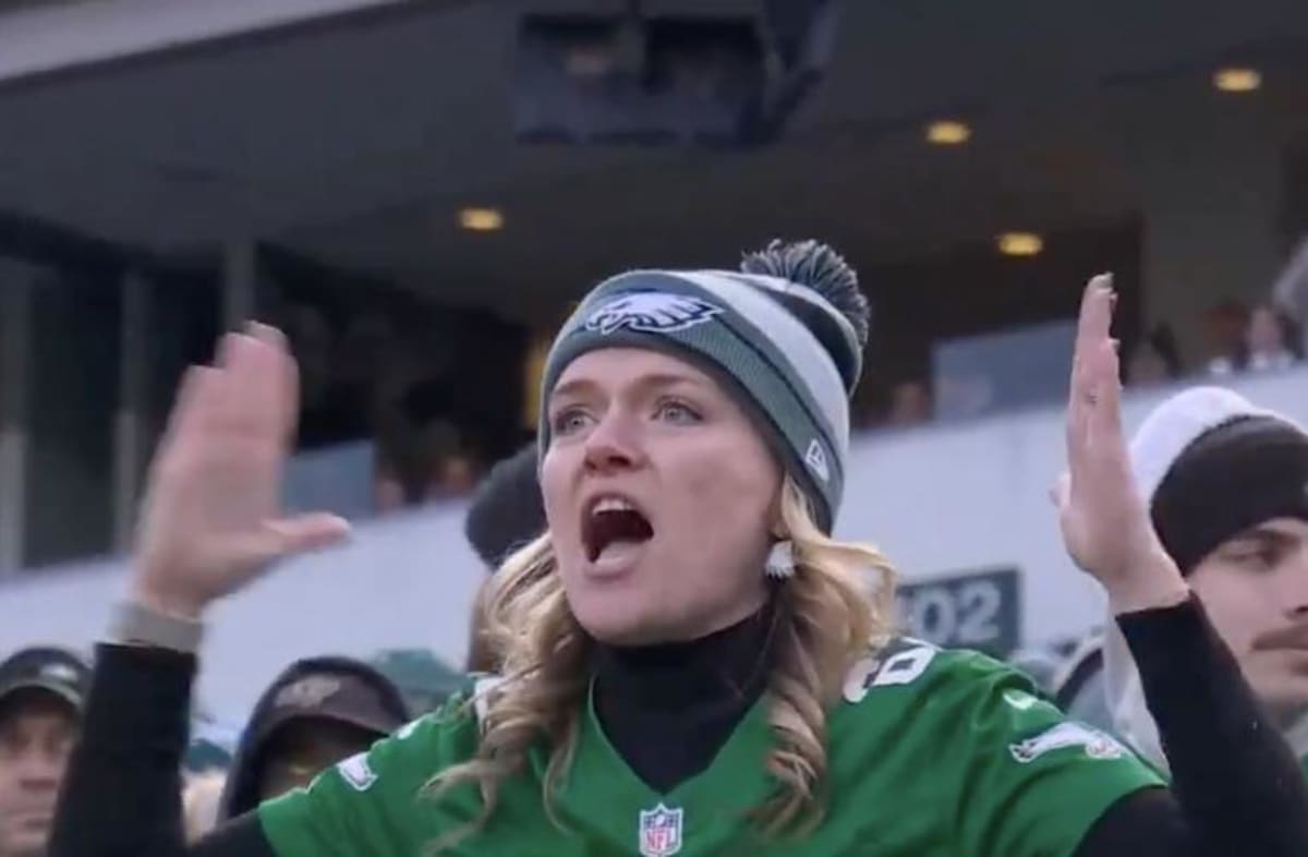 Hot Mics Caught Frustrated Eagles Fan Screaming Perfect Six-Word Question At Team During Ugly Loss