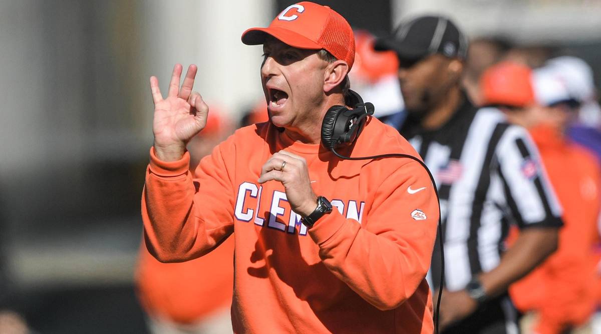 Dabo Swinney Sported Black Eye at Clemson Basketball Game, and Fans Had Jokes