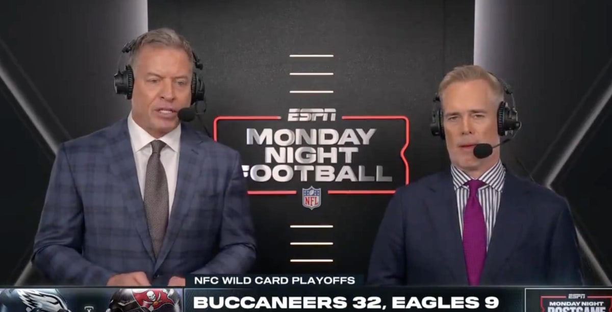 Troy Aikman Didn’t Hold Back on Eagles After Their Ugly Playoff Loss to Buccaneers