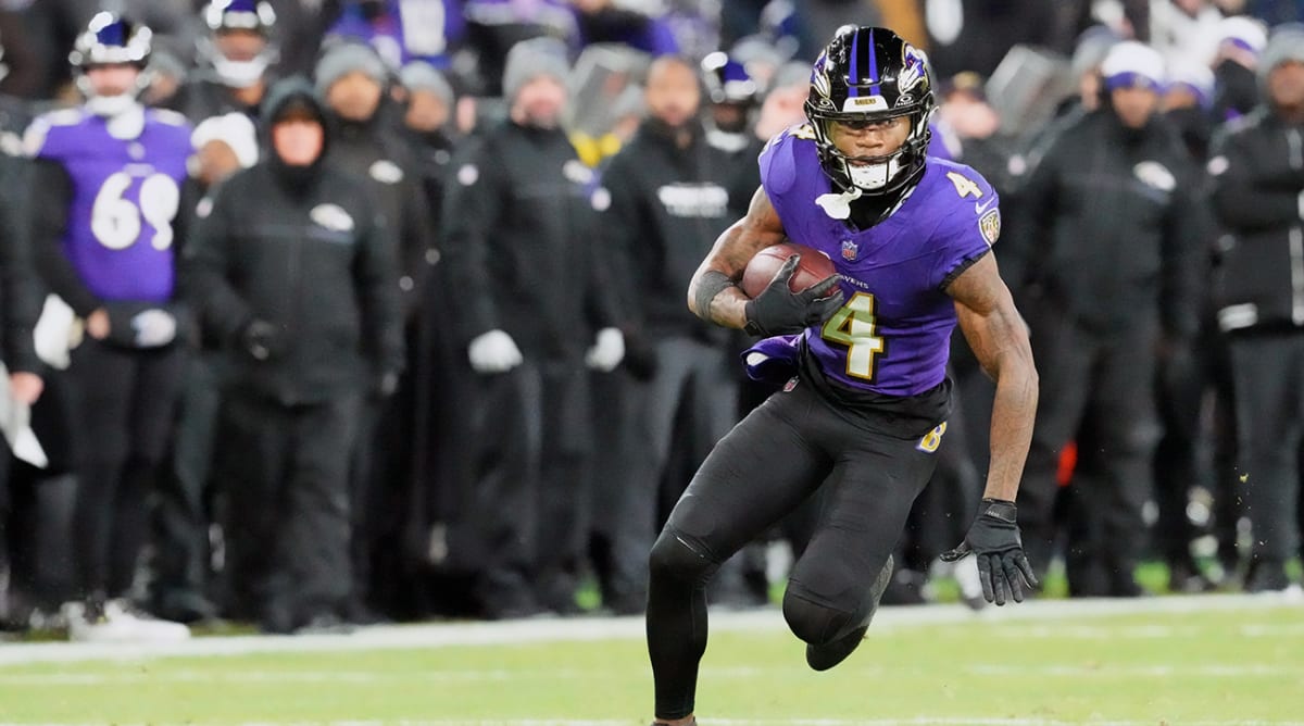 Ravens’ Zay Flowers Reacts to Viral Photo of Locker Room Celebration Dance