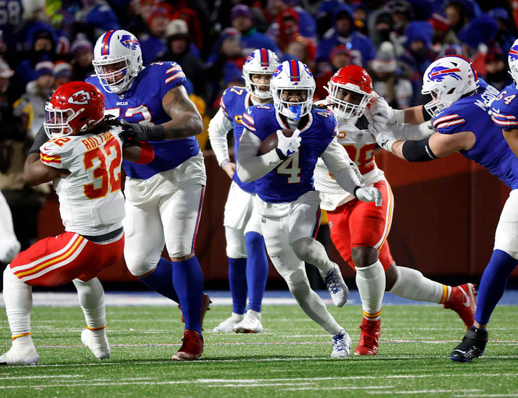 James Cook makes Bills history with 1,122 rushing yards in sophomore