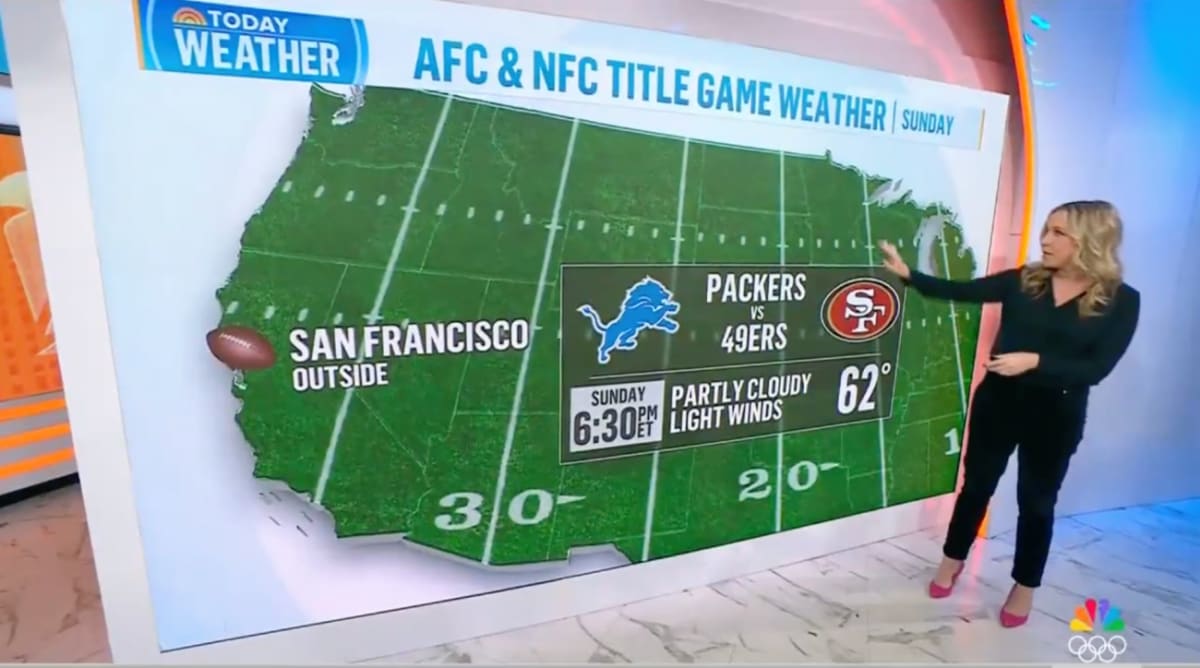 NBC’s ‘Today’ Show Snubs Lions Ahead of NFC Championship Game vs. 49ers