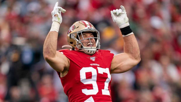 Nick Bosa's holdout from 49ers enters 5th week of training camp