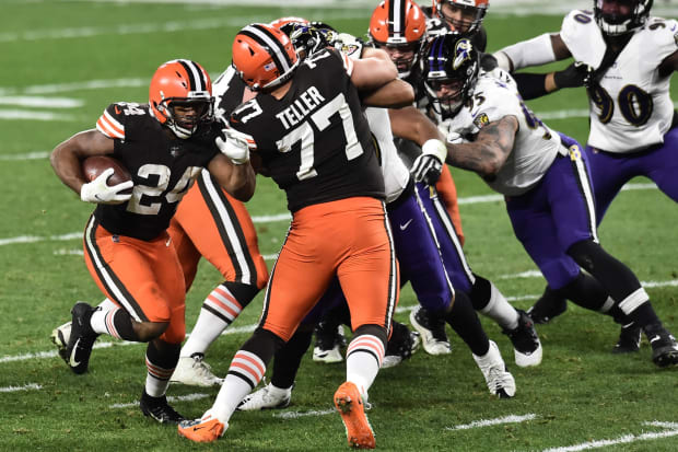 Browns Restructure OL Wyatt Teller's Contract, Create $9.13 Million In Cap  Space 