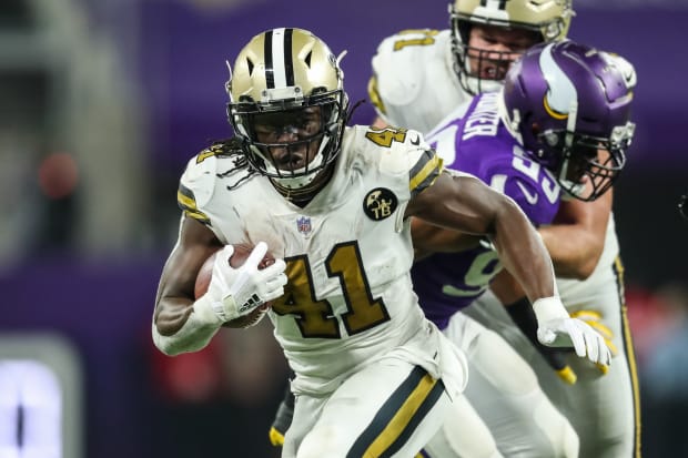 Alvin Kamara's Fantasy Stock Falling