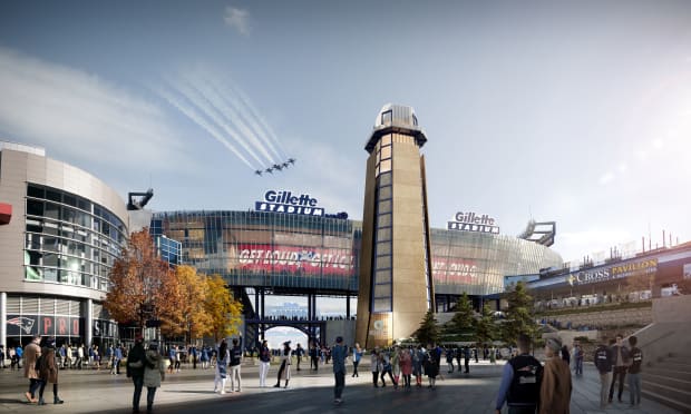 Which part of Gillette Stadium's renovations are you excited about?