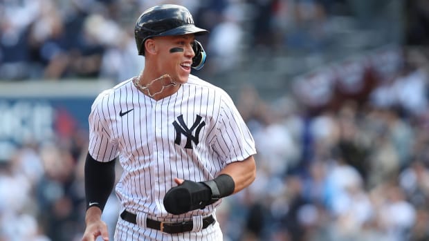 Aaron Judge spoof 'Arson Judge' jersey spotted at Yankees-Giants game – NBC  Sports Bay Area & California