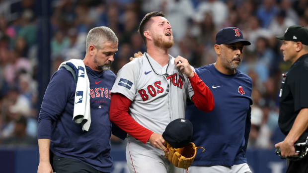 Red Sox Reportedly Get Positive Update After Scary Moment Involving Star  Pitcher - Sports Illustrated Inside The Red Sox