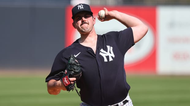 Wife of Yankees' Carlos Rodon calls report that pitcher won't play this  season 'bulls---