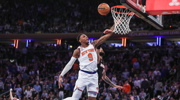 R.J. Barrett Reveals Knicks' Mindset After Game 5 Win vs. Heat