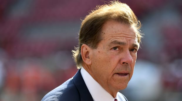 Alabama’s Nick Saban Says He Was Jeered by Rival Fans on Vacation