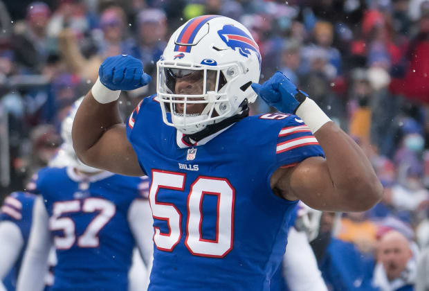 PFF: Bills' Von Miller, Greg Rousseau top in the NFL cefensive stats