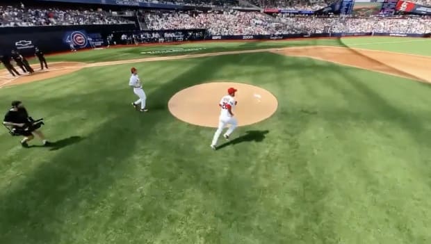 This Wild Camera Angle in Cubs-Cardinals Had MLB Fans Thinking It Was a Video Game